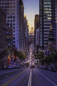 Foto Arsitektur jalan kaki langit lalu lintas