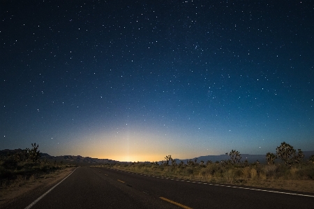 Horizon sky road night Photo