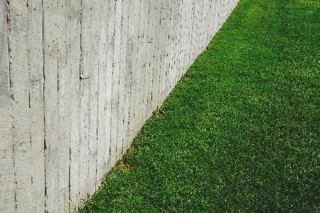 Foto Paisagem grama cerca arquitetura