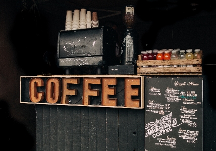 People wood dark bar Photo