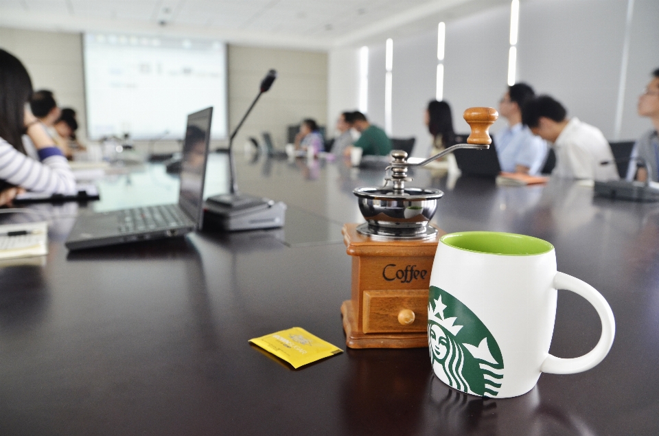 Coffee people cup office