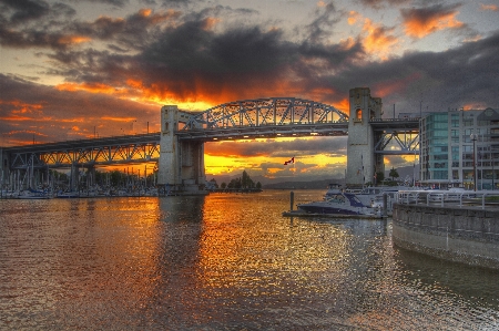 Sea water cloud architecture Photo