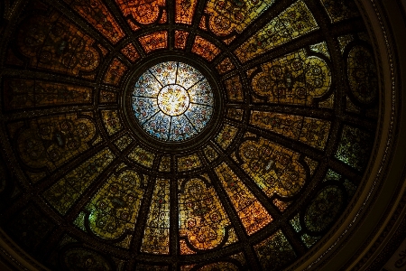 Window glass ceiling pattern Photo