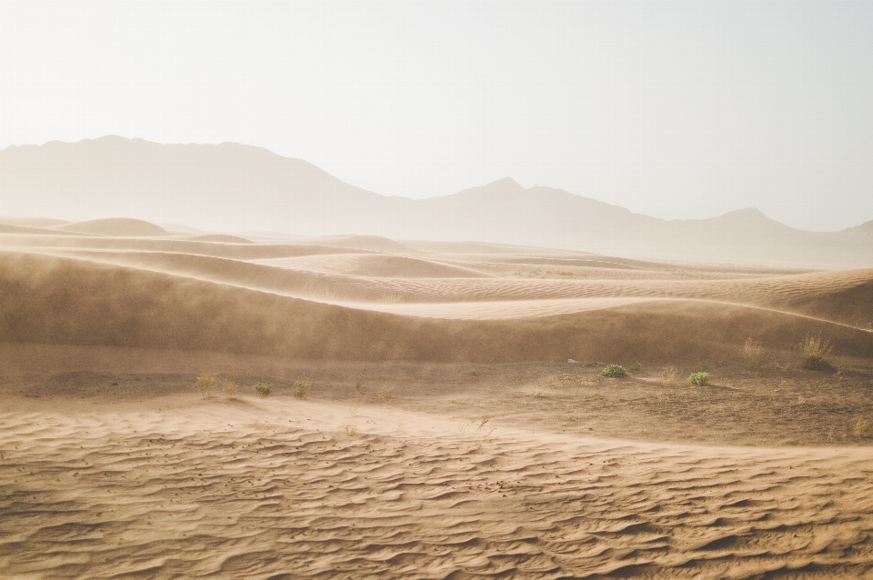 Landscape sand horizon mountain