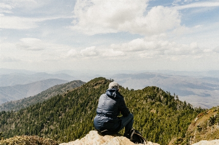 Man landscape nature wilderness Photo