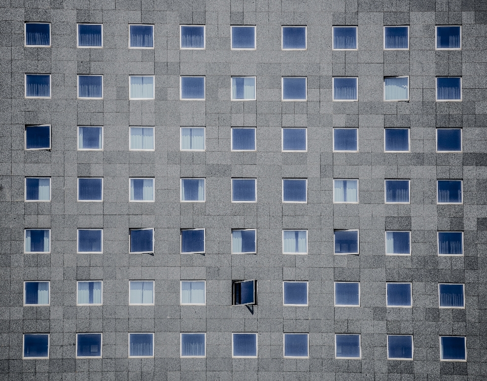 Die architektur fenster perspektive gebäude