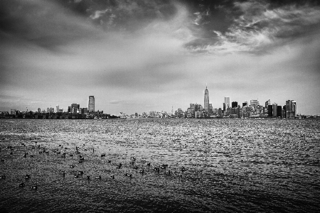 Sea coast water horizon Photo