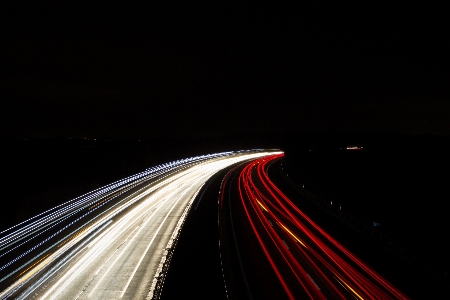 Foto Luz ponte noite autoestrada