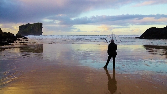 Beach landscape sea coast Photo