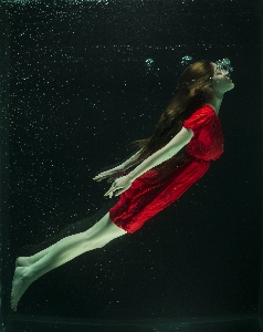 Foto Acqua donna immersione femmina