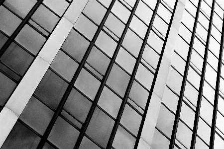 Black and white building paris Photo