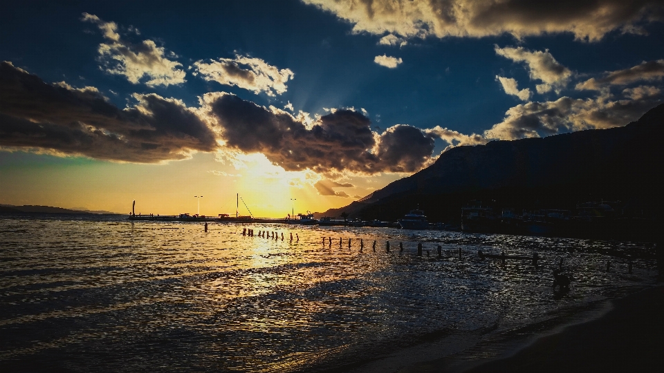 Plage mer côte eau