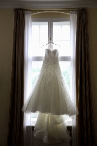 Vorhang kleidung hochzeit hochzeitskleid
 Foto