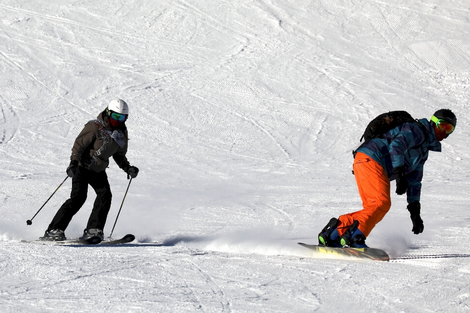 Montagne neige hiver sport