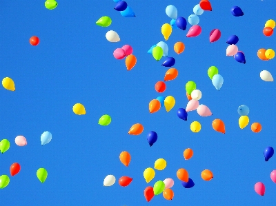 Sky petal balloon hot air Photo