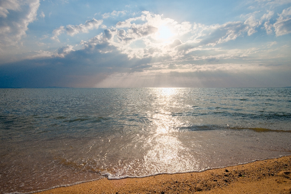 Beach landscape sea coast