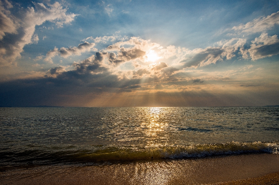 Beach landscape sea coast