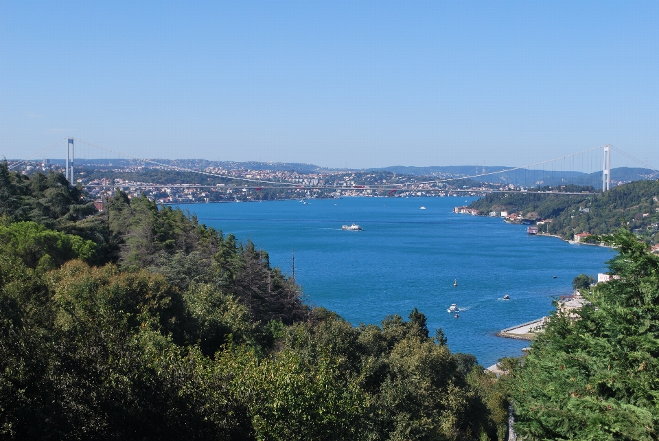 Mer côte pont rive