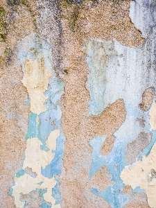 Texture old wall blue Photo