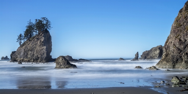 Beach landscape sea coast Photo