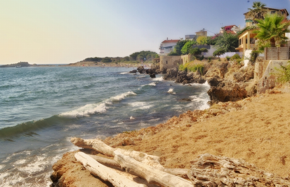 Plage paysage mer côte