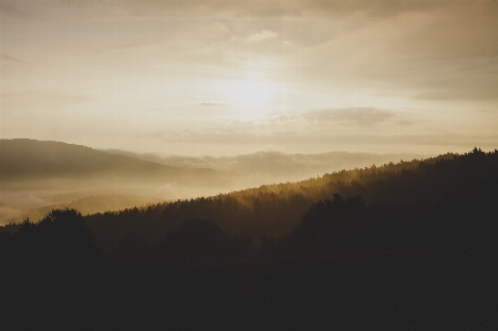 Landscape nature horizon mountain Photo