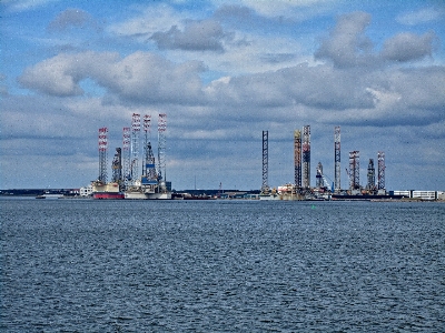 Sea coast ocean skyline Photo