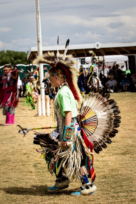 Male carnival primitive child