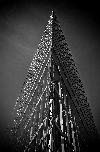 Light black and white architecture structure Photo