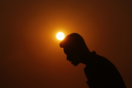 Hand man beach sea Photo