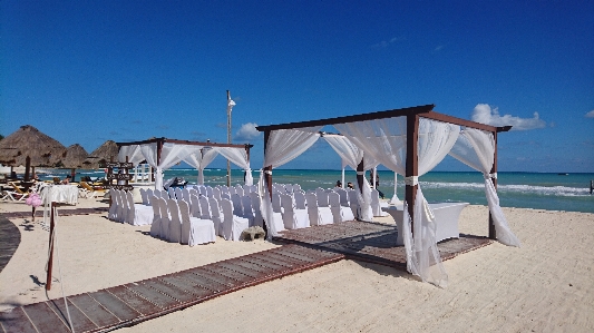 Beach sea water dock Photo