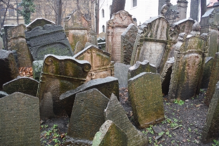 Prague cemetery grave sculpture Photo