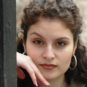 Girl hair portrait model Photo