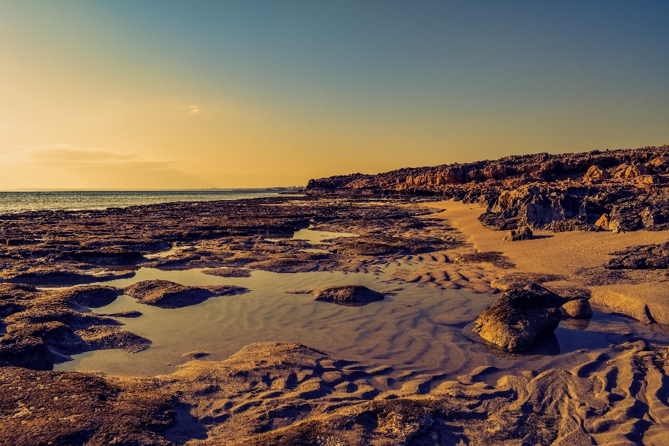 Praia paisagem mar costa