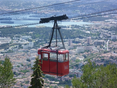 Vehicle tower cabin cable car Photo