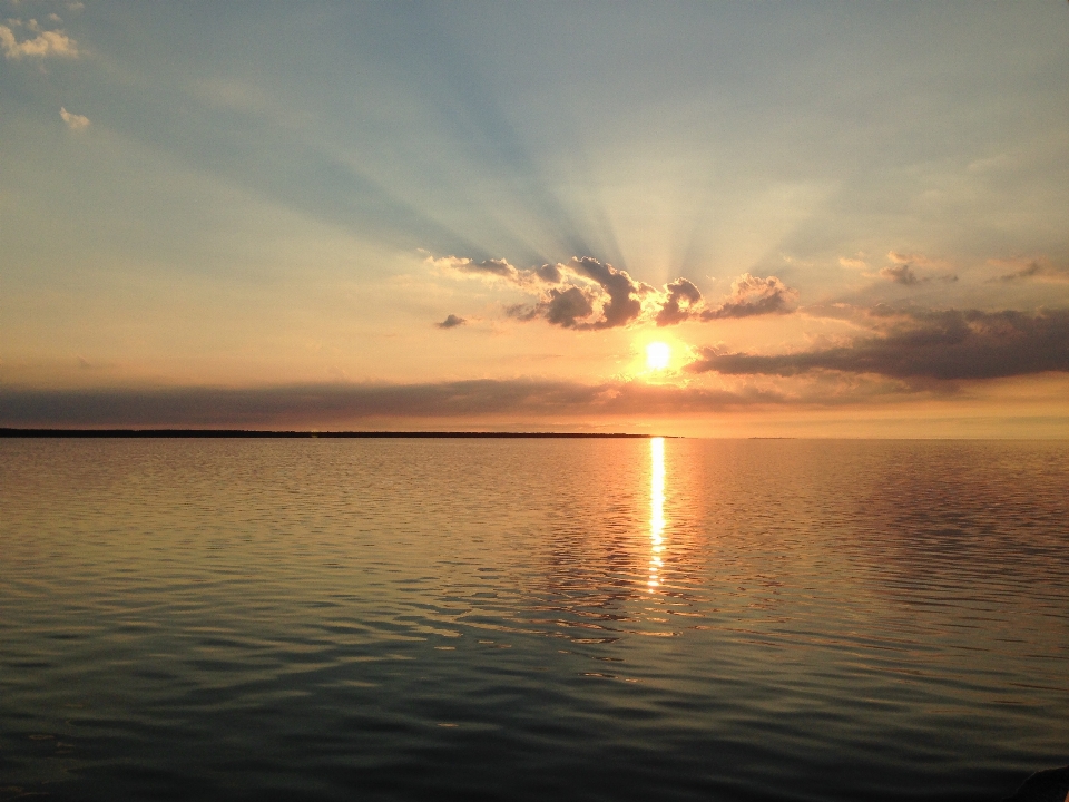 Sea nature ocean horizon