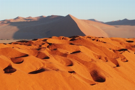 Landscape sand sunrise desert Photo