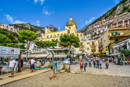 ビーチ 風景 海岸 街 写真