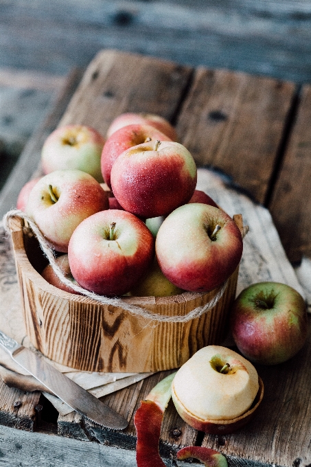 Apple 植物 フルーツ 素朴な