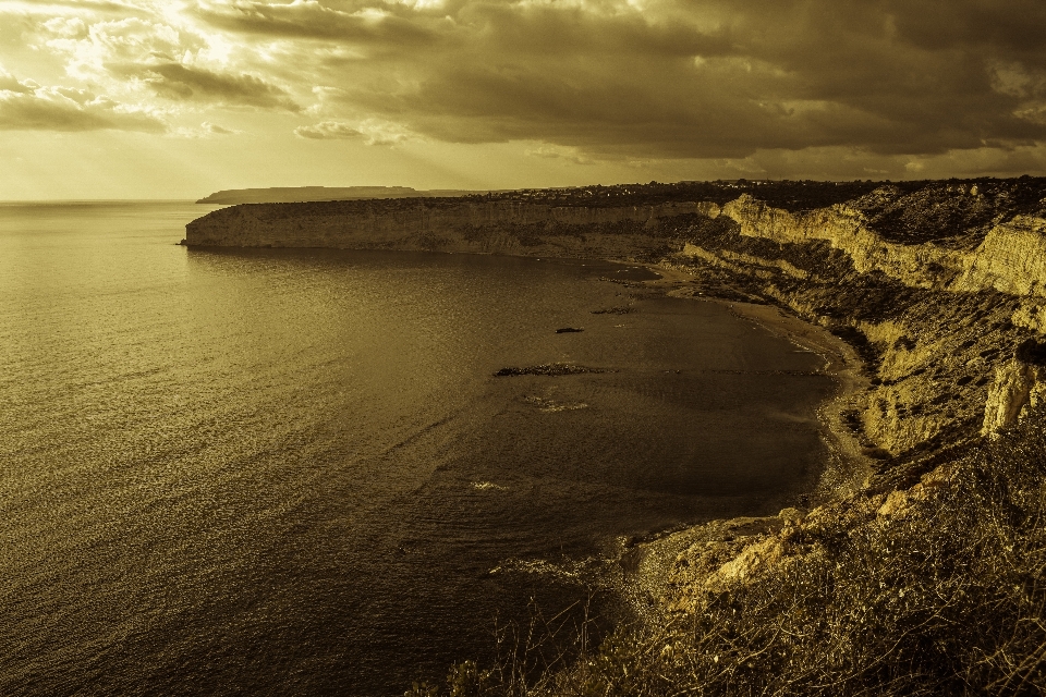 Praia paisagem mar costa