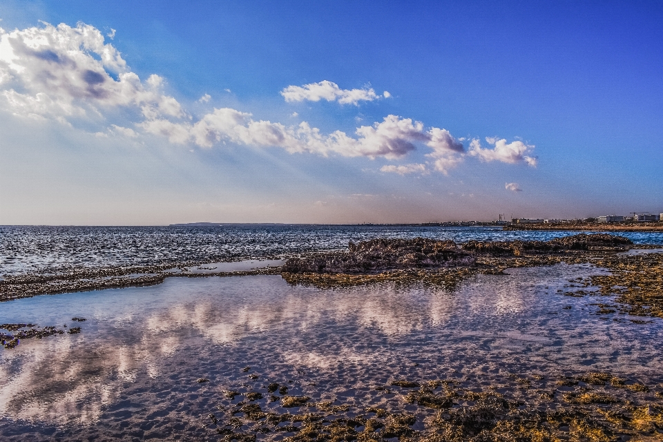 Beach landscape sea coast