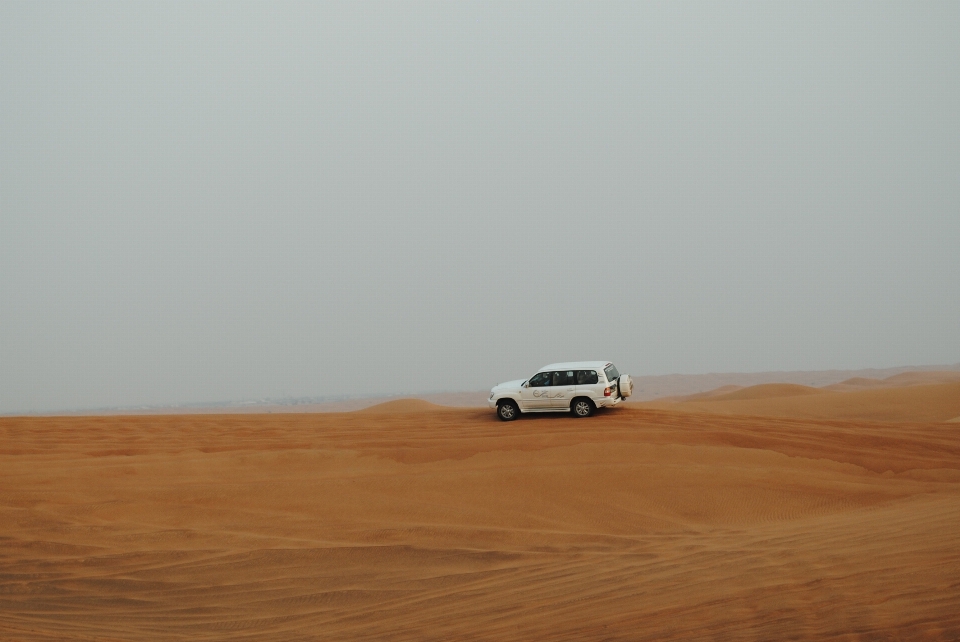 Paysage sable désert dubai