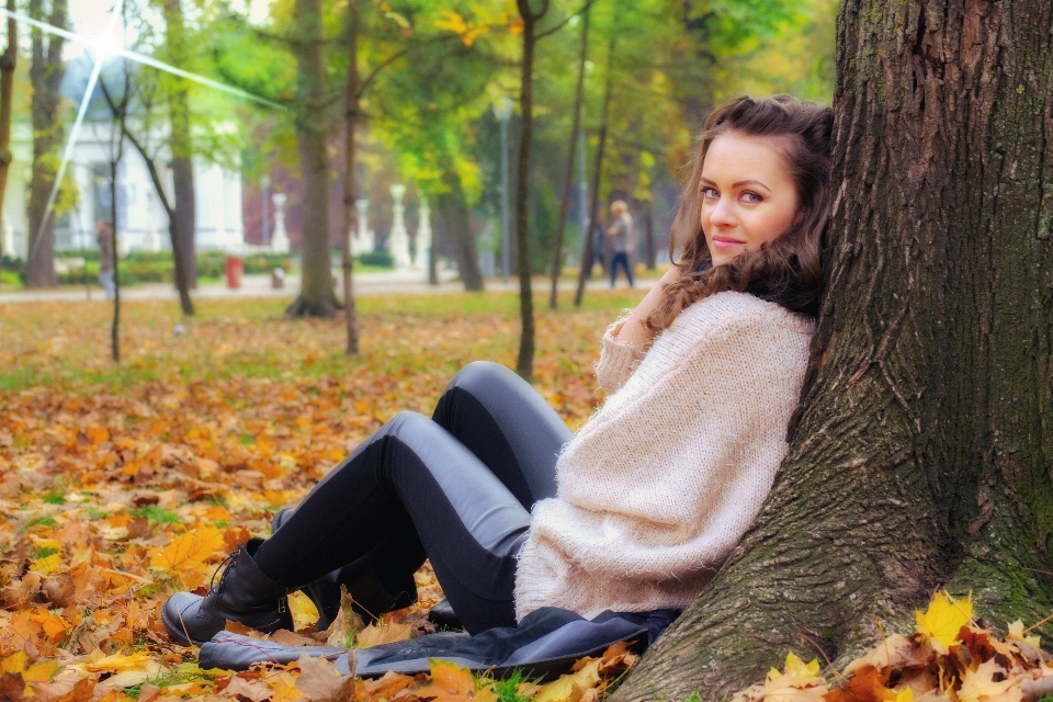 Nature forest outdoor person