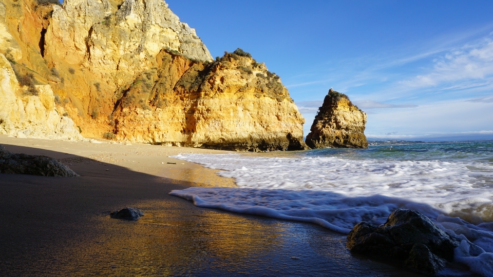 Beach landscape sea coast