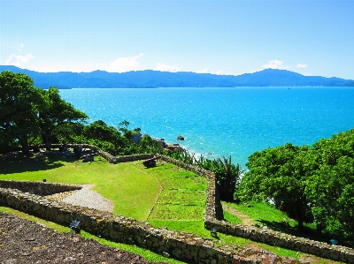 Landscape sea coast mountain Photo