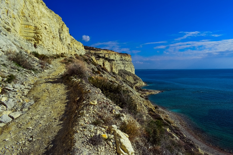 Praia paisagem mar costa