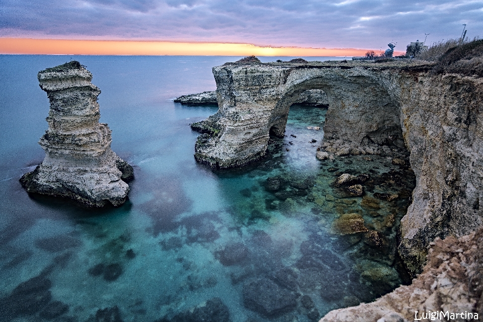 Landscape sea coast water