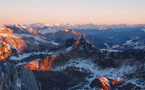 Landscape wilderness mountain snow Photo