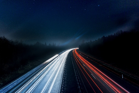 Horizon light sky road Photo