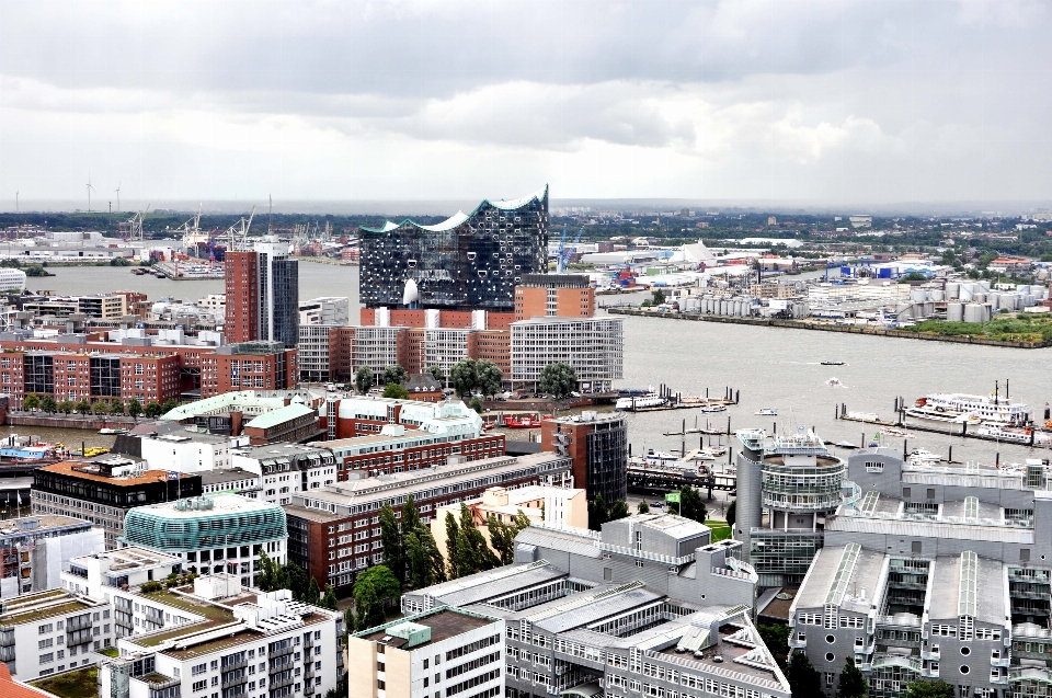 Horizont sicht stadt wolkenkratzer